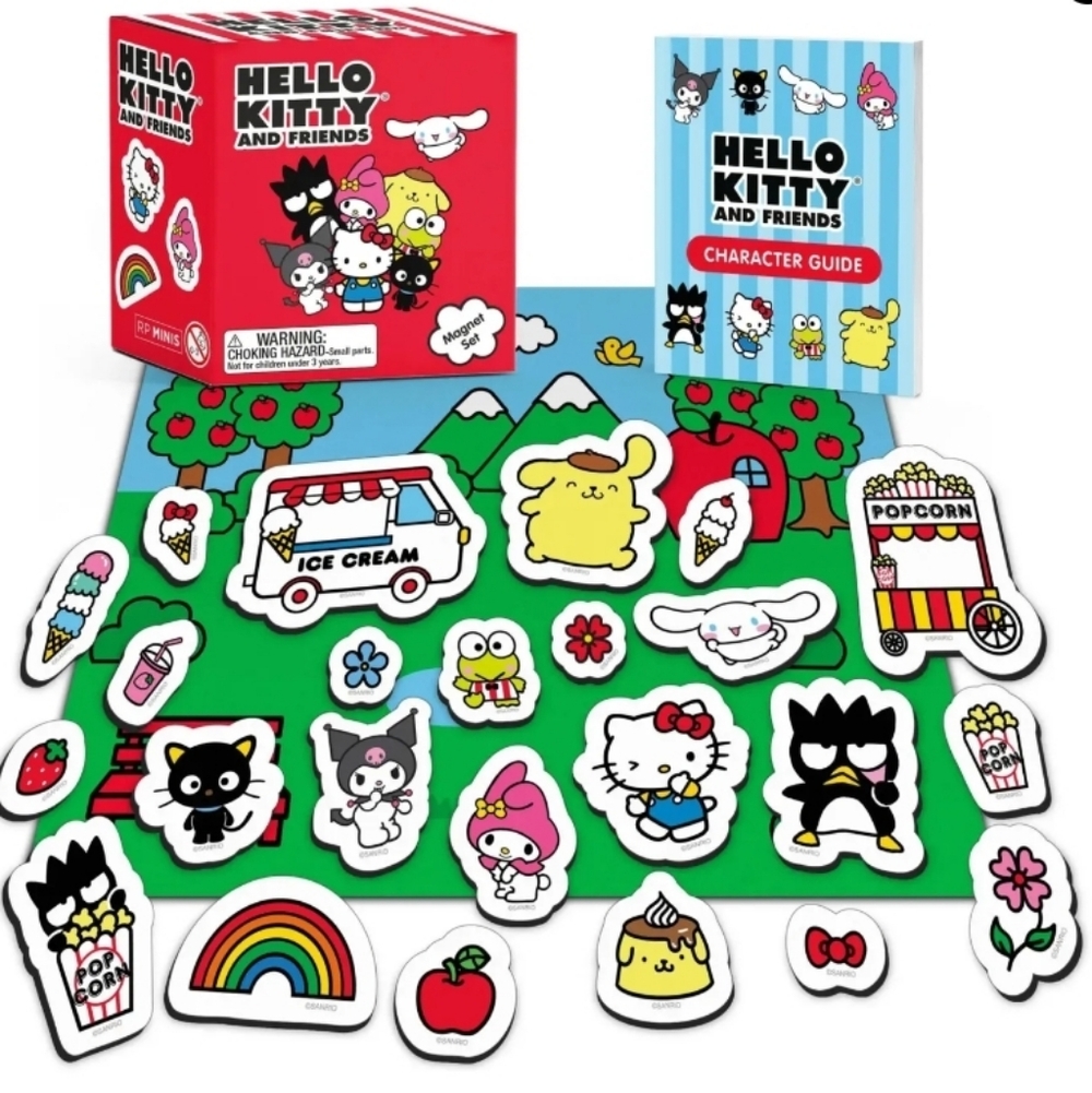 Hello Kitty and Friends Mini Magnet Set